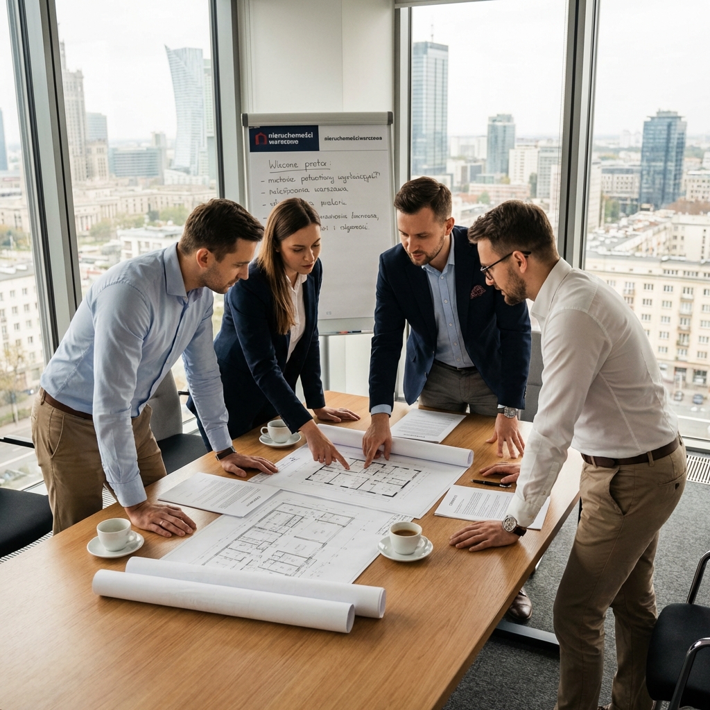 Zespół Premium Nieruchomości podczas spotkania