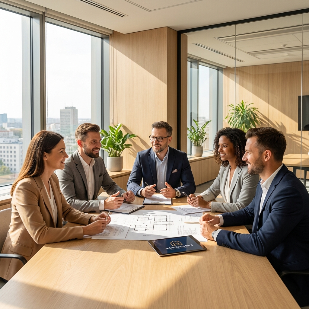 Zespół Premium Nieruchomości podczas spotkania z klientem