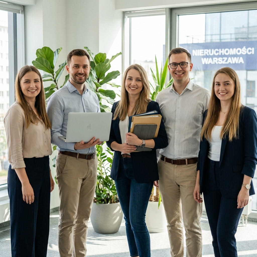 Zespół Premium Nieruchomości w biurze